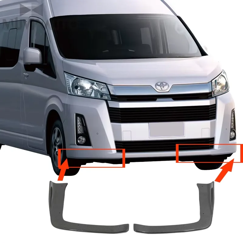 

For HIACEl Carbon Fiber Front Lip, Front Chin and Front Lip