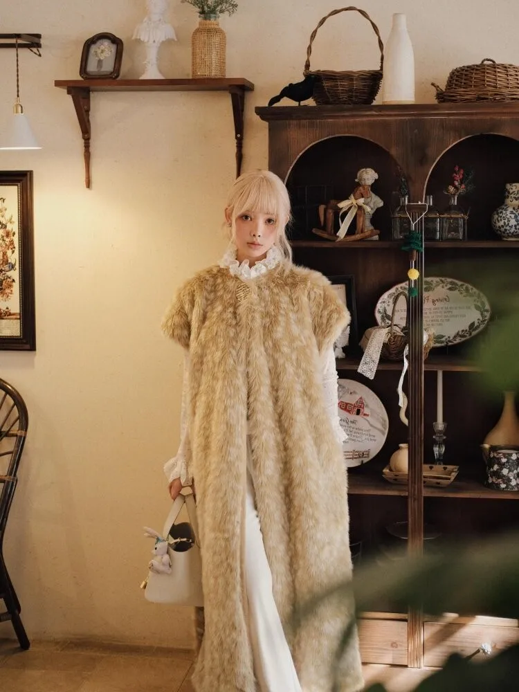 

Ретро-стиль: Женское пальто из экологичной шерсти с длинными рукавами, теплое повседневное верхнее пальто для молодых женщин на осень-зиму