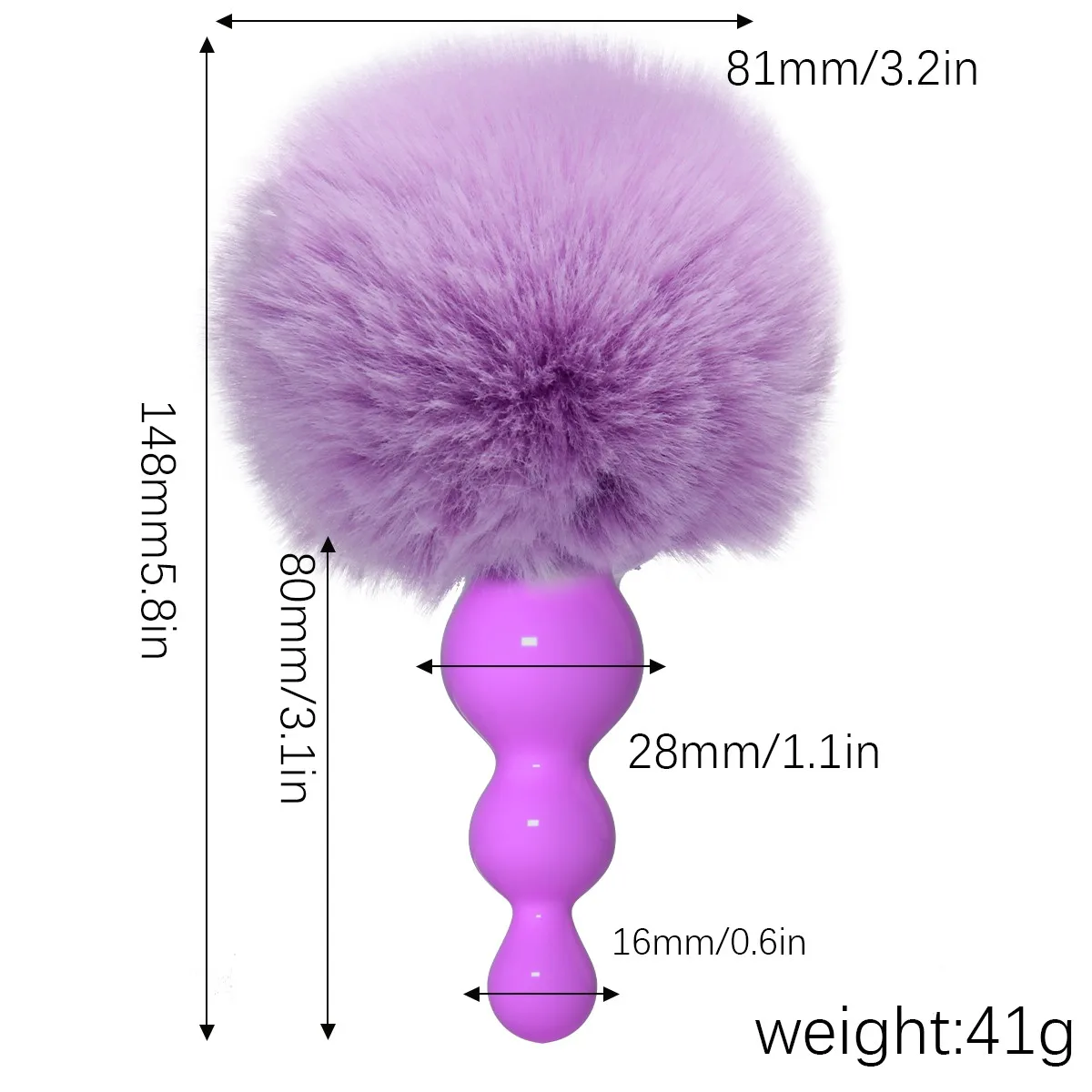 Silicone Anal Plug Plush Rabbit Tail Sex Toy for Women Men Gay Sexy Butt Plug Prostate Massager Tail Anal Plug Erotic Role Play