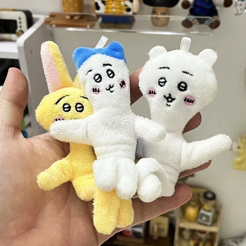 MINISO 치카와스 인형, 귀여운 인형, 귀여운 하치웨어 애니메이션, 우사기 만화 가방, 모바일 봉제 인형 책가방, 펜던트 장난감, 여아 선물, 10cm 