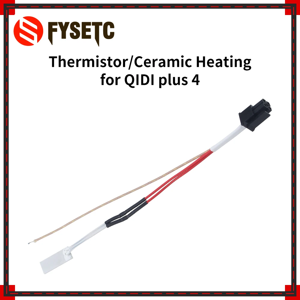 

Thermistor/Ceramic Heating For QiDl plus 4 High Quality And Fast Sensing Thermistor/Ceramic Heating For 3D Printer Accessories