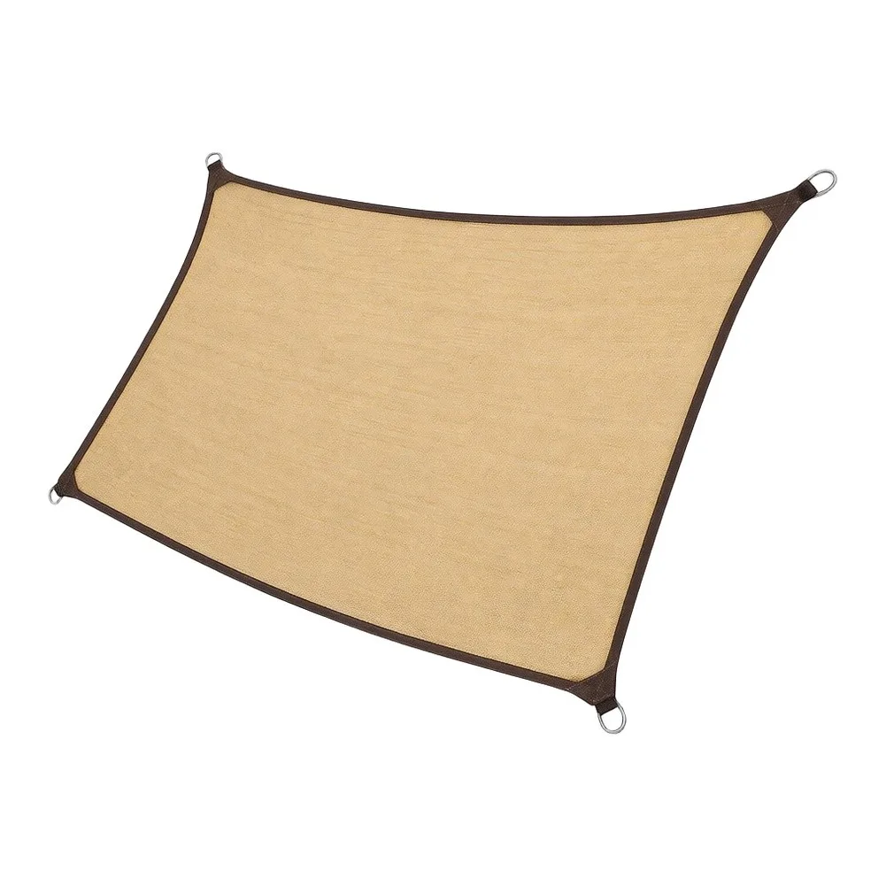 Outdoor For PE Shade Cloth Panel Featuring Woven Construction and Secure For PErimeter Stitching 2x5m 3x4m 3x5m 3x6m Sand