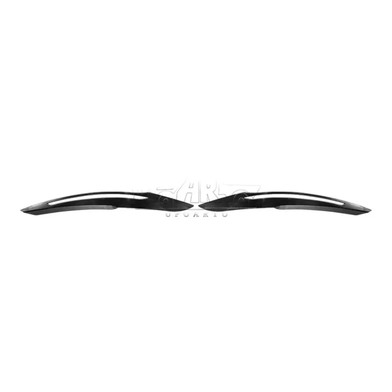 HS F20 Headlight Eyebrow Trim Plastic Front Light Carbon Fiber Look Lamp Brow for BMW 1 Series F20 Hatchback 2011 2012 2013 2014