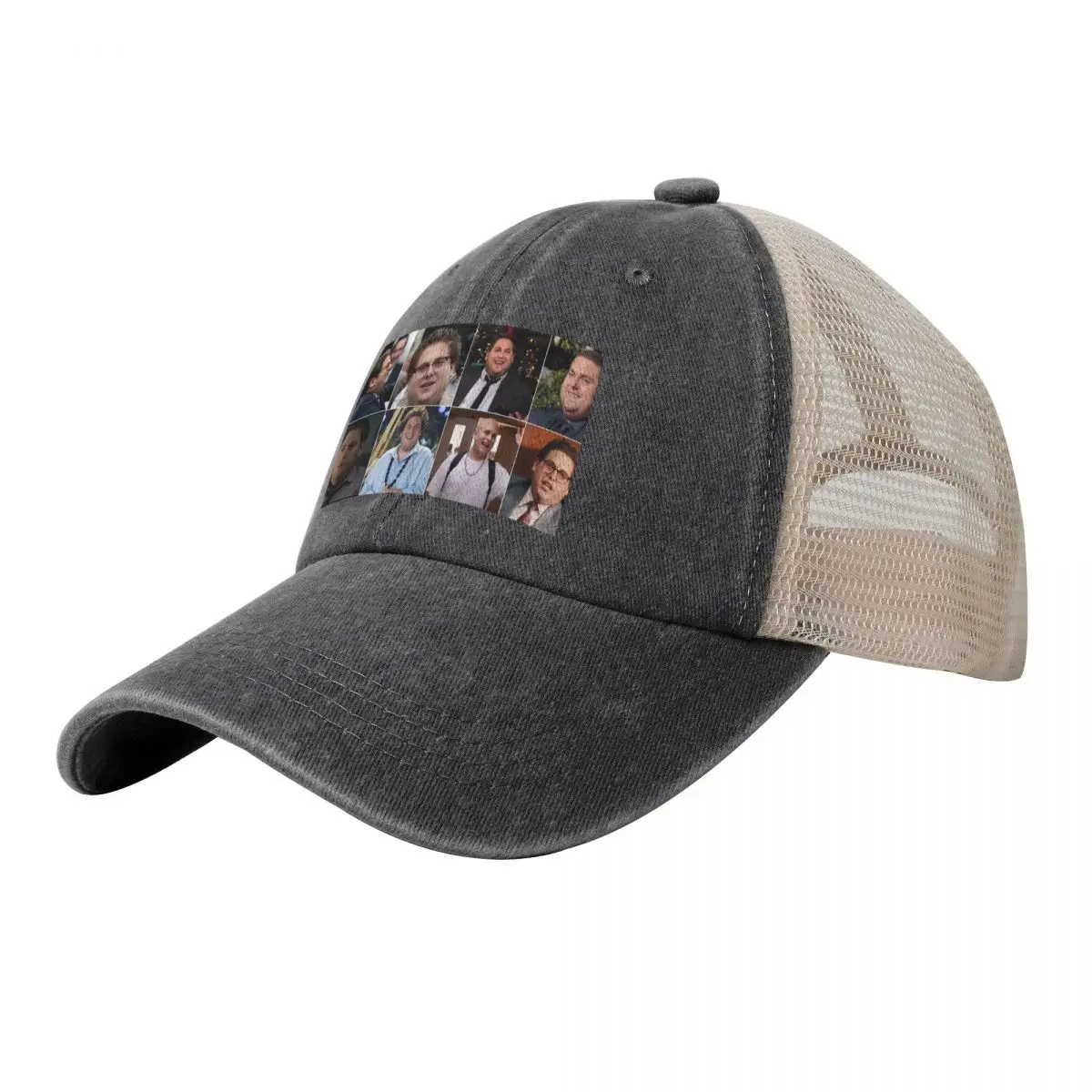 

Jonah Hill Photo Collage Art Baseball Cap Sunhat Custom Cap Dropshipping Women's Golf Wear Men's