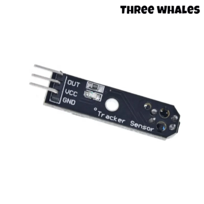 1-way tracking module intelligent car infrared tracking probe tracking sensor black and white line detection