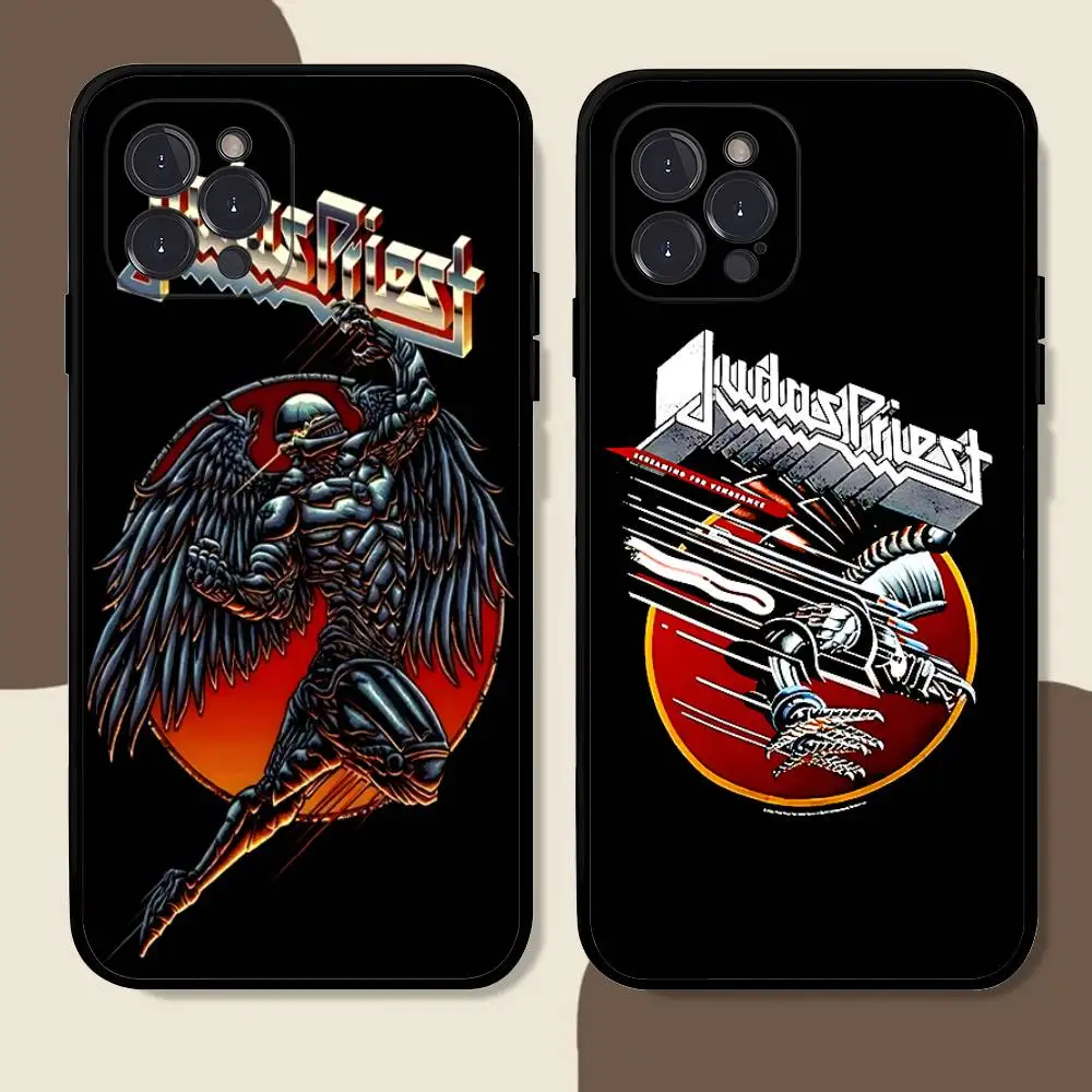 

J-judas P-priest Heavy Metal Band Phone Case For IPhone 14 Plus 13 Mini 11 16 15 17 Pro Max Protection Shockproof