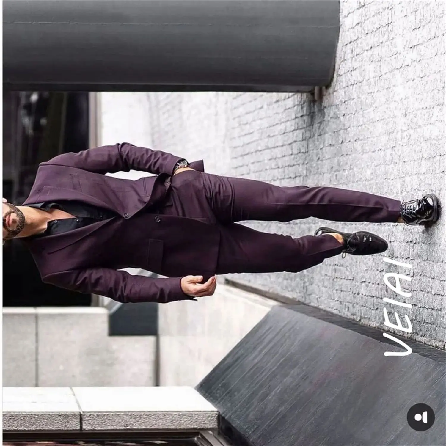 

CustomizedDark Gray Men Suits Business Formal Wedding Suits For Men Best Man Blazer Groom Wear Tuxedo Slim Fit Costume Homme Men