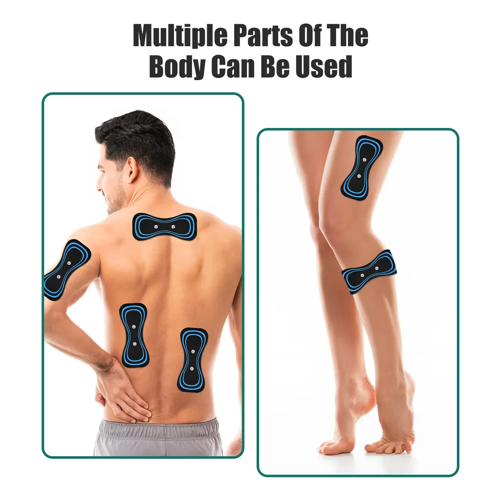 Гелевые подушечки для EMS, массажер для шеи, тренажер для бедер, сменный массажер для тела, патч, стимулятор мышц, наклейка, гели, аксессуары