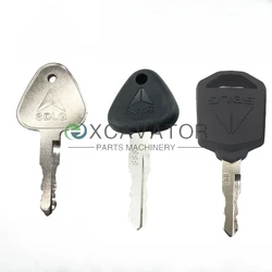 For SDLG Excavator Key Lingong 55 60 75 80 150 210 225 Start Door Ignition Key