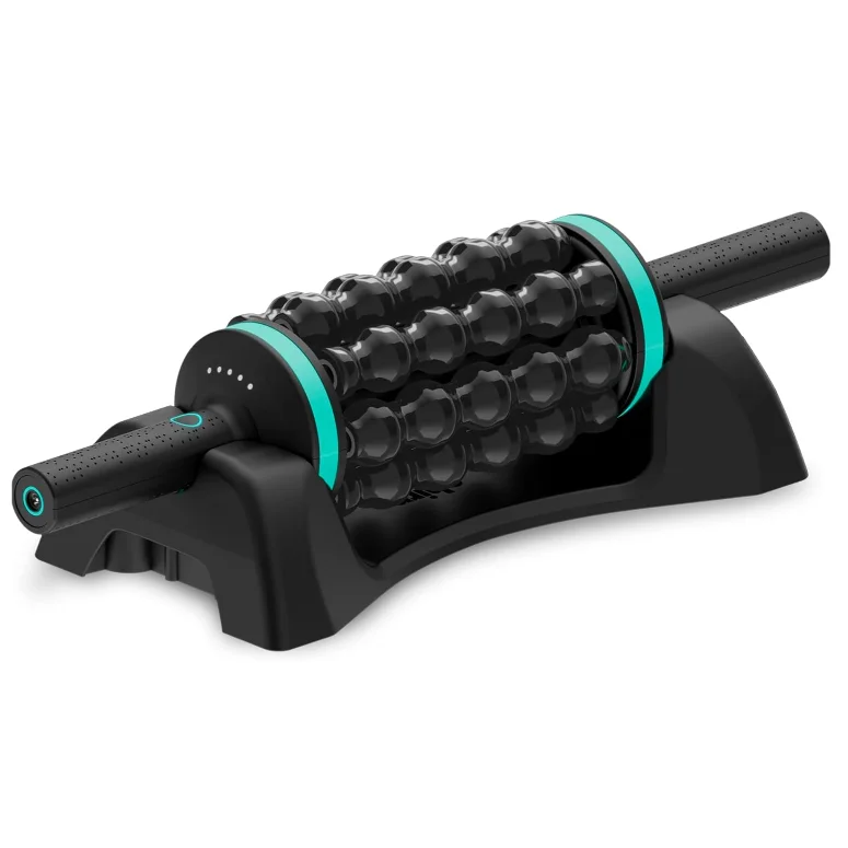 

（Big disount）Whole Body Relief Deep Tissue Rolling Percussive Massager Muscle Recovery Roller Massager with Hands-Free Base