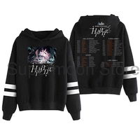 Ado Hibana World Tour 2025 Hoodie Pocketless Parallel Bars Sleeve Streetwear Men Women Hooded Sweatshirt Fashion Clothes