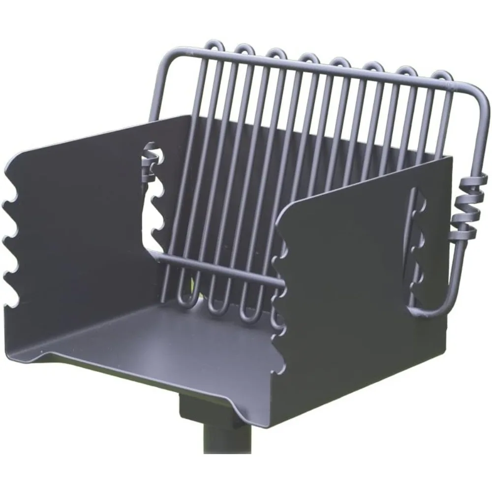 

CBP-135 Charcoal Grill, Park Style Outdoor BBQ Camping Grill with Swivel