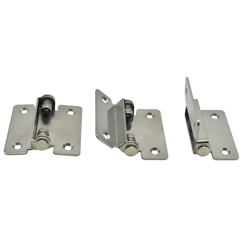 1PCS Stainless Steel Folding Hinge Buffering Hydraulic 180 Degree Torque Hinge, Damping Shaft Hinge