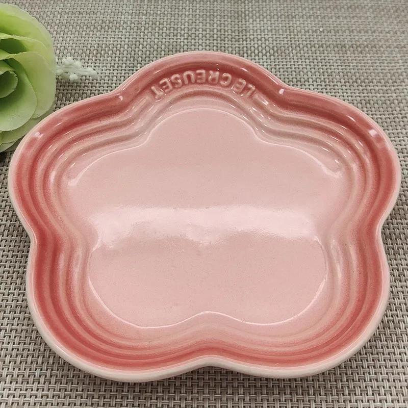 Small Plate 14cm Sauce Plates Cats Food Bowl French Cool Color Cake Dish Spit Bone Dishs Side Dish Decorative Dessert Tray