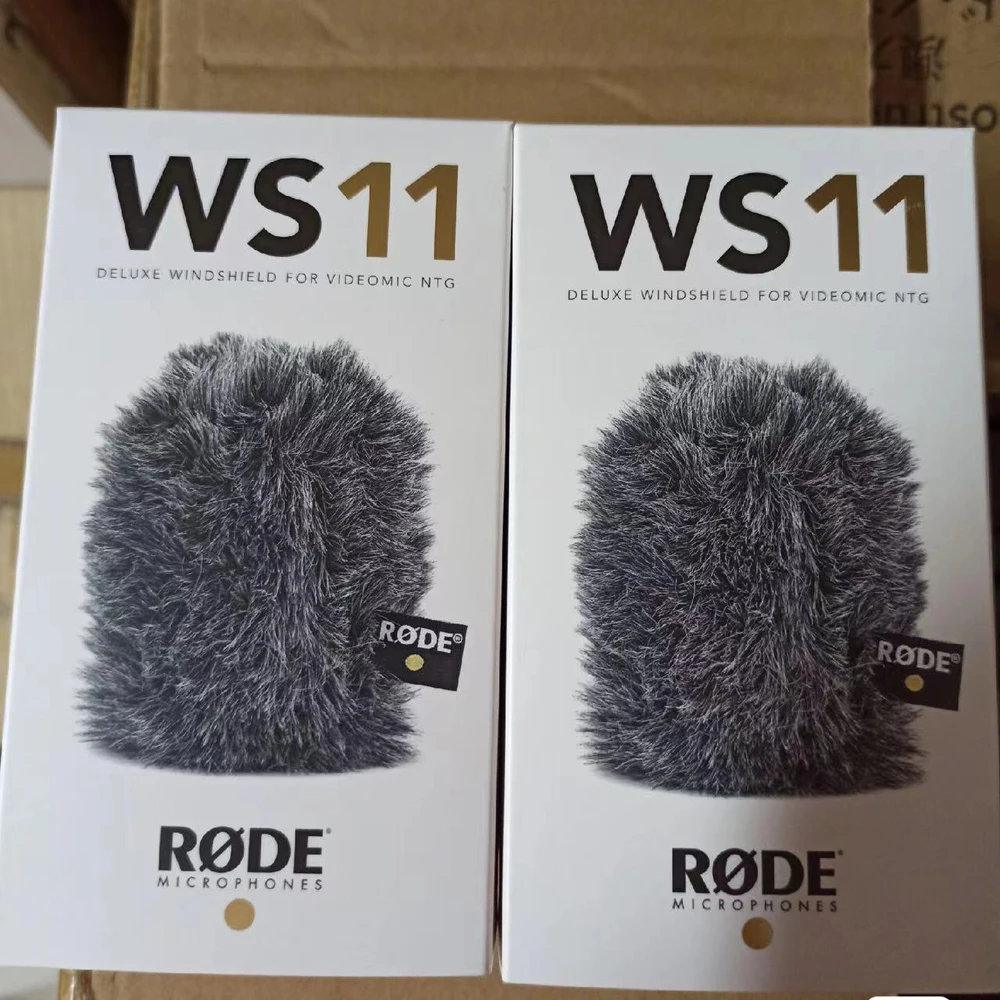 الأصلي رود WS11 مقابلة تسجيل القلم في الهواء الطلق ل فيديوميك NTG غطاء الرياح درع فروي الميت القط الزجاج الأمامي إفشل الميكروفونات