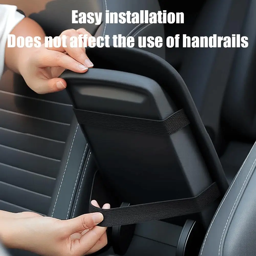 Car Central Armrest Box Plush Pad Universal Comfortable Thicken Armrest Soft Expander Wear-resistant Pad Pad Heightening V1M4