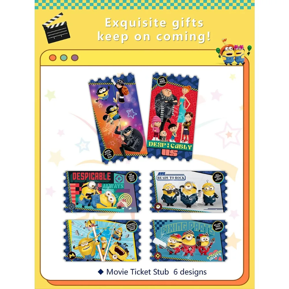 Original Card.fun Minions Collection Cards Carnival Holiday Series SSR SP CR Animated Movie Cute Roles Cards Children Hobby Gift