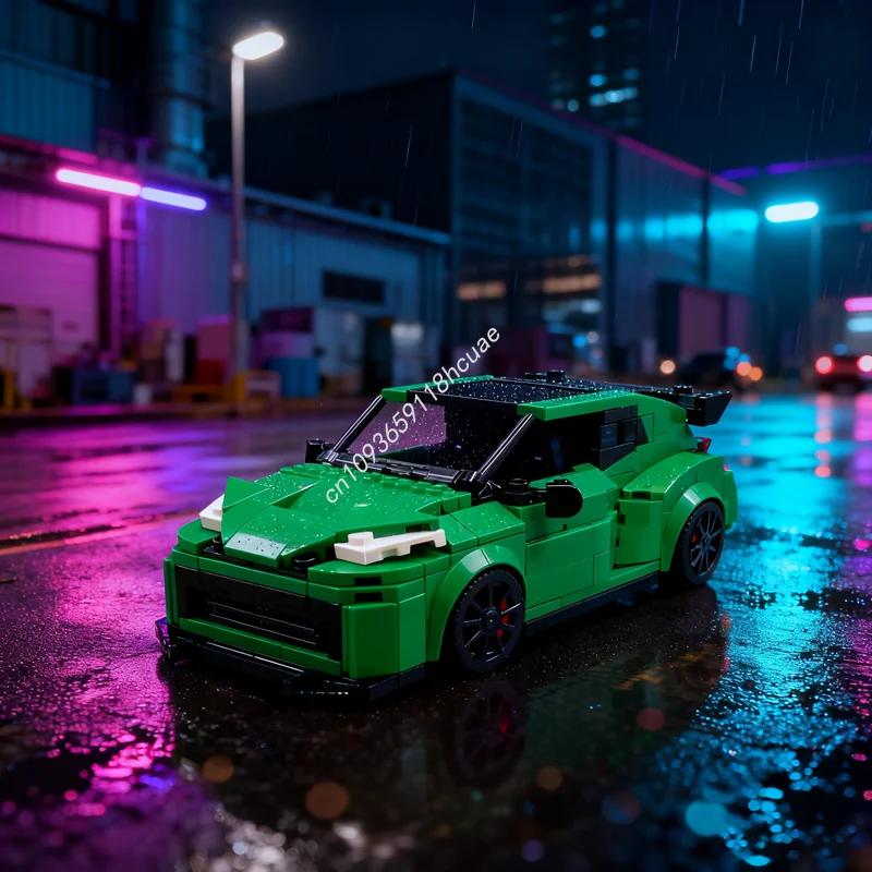 

430pcs MOC Toyota Gr Yaris City Champions Supercar Model Building Blocks Toy Assemble Idea Education Christmas Gifts Brick