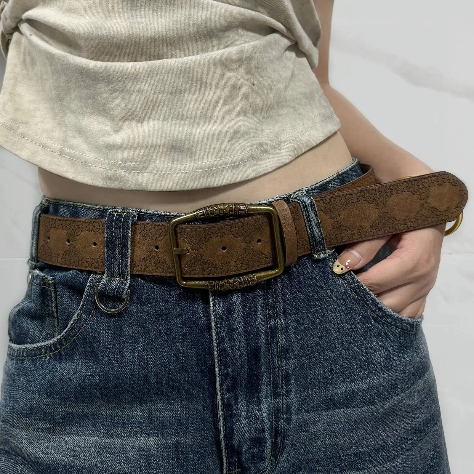 cinto-estilo-americano-para-jeans-cinto-masculino-e-feminino-novo-2026-cinto-de-couro-pu-com-fivela-de-liga-para-saia-de