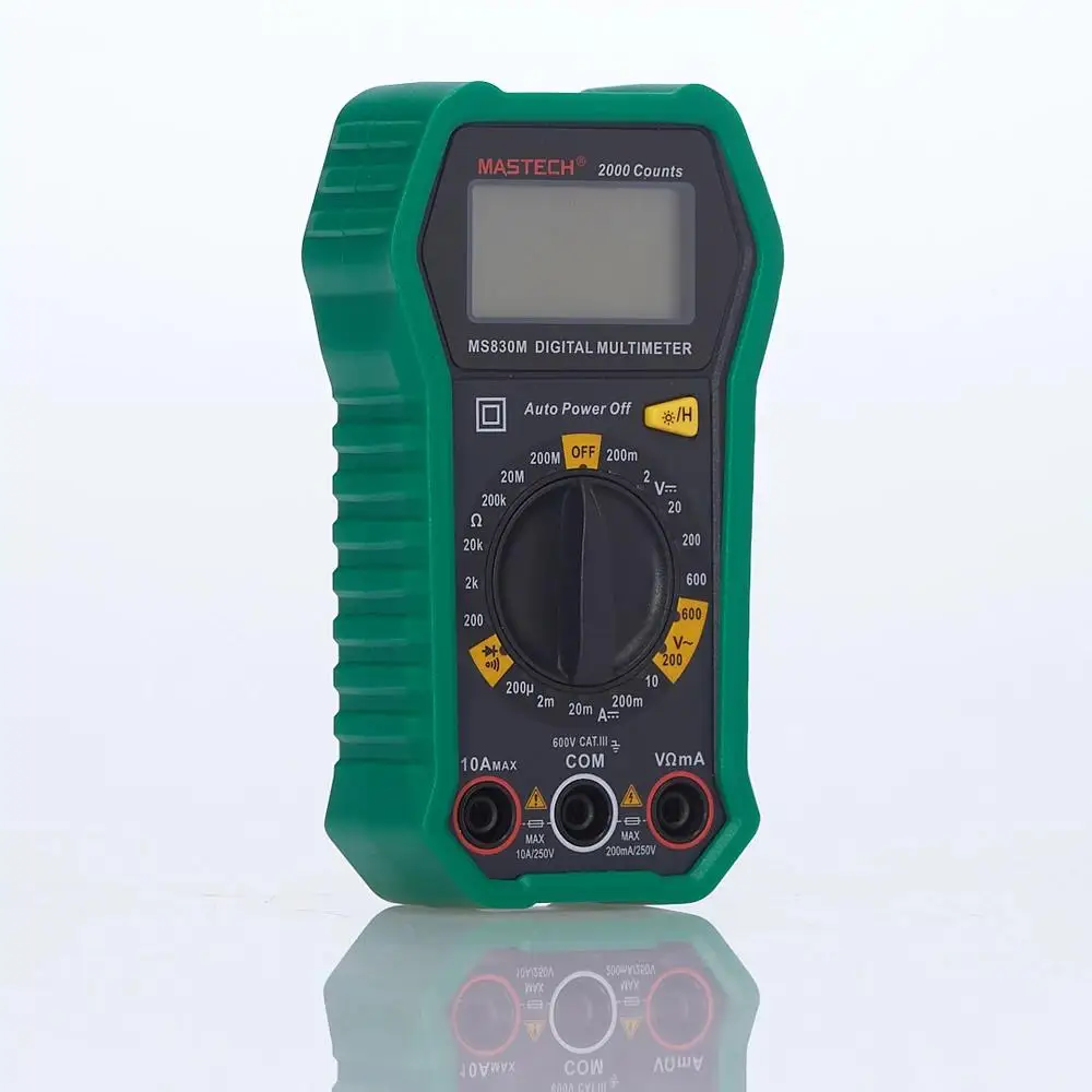 MASTECH MS830M Digital Multimeter AC/DC Voltmeter Current Diode Triode Meter Tester Resistance Electronic Test Tools