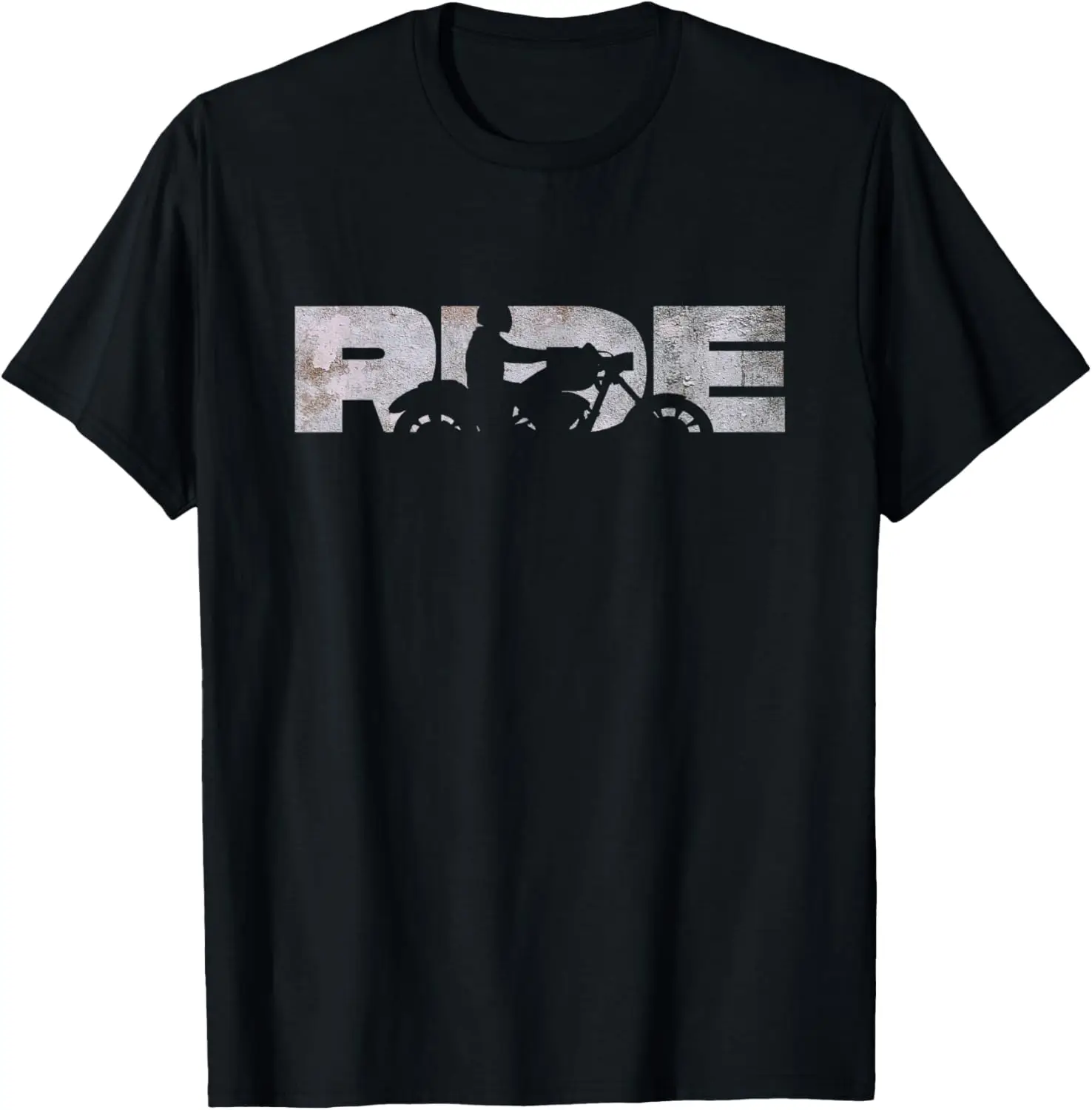

Black Motorcycle T-Shirt - Unisex-Adults - Short Sleeve - Small - Crew Neck - Modern - All Seasons - 1 Count Motorcycle