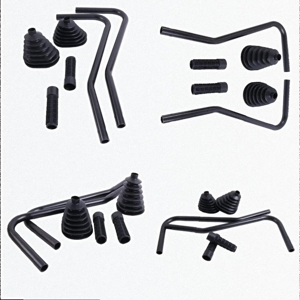 Steering Lever Kit 6702543 6532127 6702621 With Rubber Dust Cover And Grips For Bobcat 753 773 863 S175 S220 T110 Skid Steer Loa