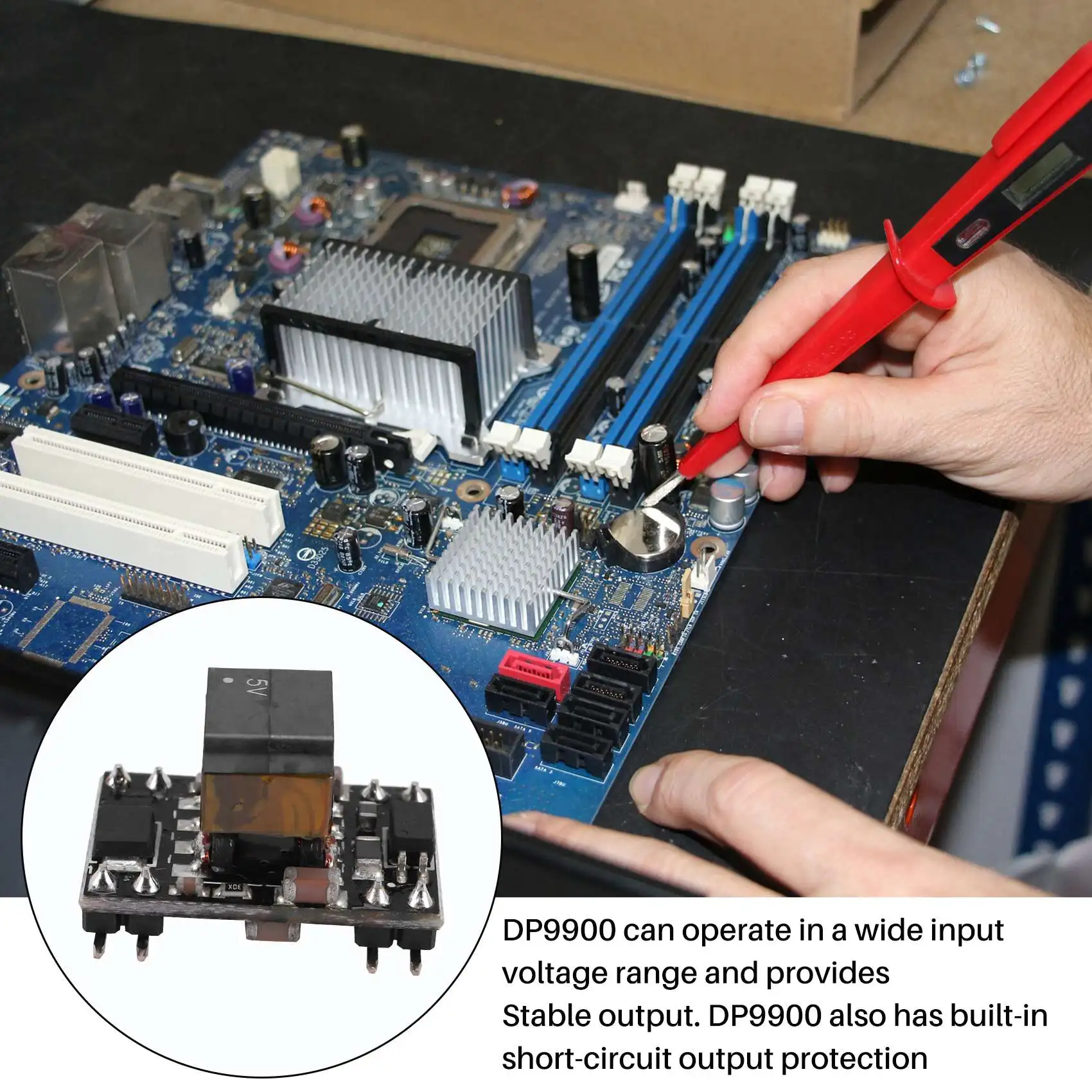 

ABFM-SDAPO POE Module DP9900 Pin To Pin AG9900 12V1A 5V1.8A POE Module