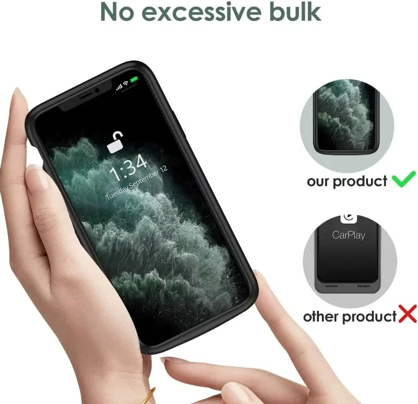 10000 mAh Batterijlader Case voor iPhone 11 12 13 14 15 Pro Max Power Bank Opladen Externe Batterij Draagbare batterij