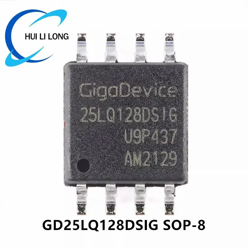 5PCS GD25LQ128DSIG SOP-8 GD25LQ128 GD25 GD25L 25LQ128DSIG SOP8 128M-bit 1.8V Flash IC Controller Chip New Original