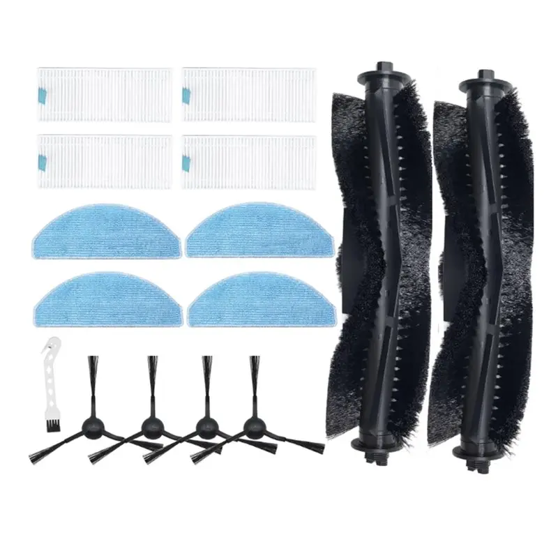 

15 шт. сменных деталей для робота-пылесоса Laresar Mars01: основная щетка, боковая щетка, насадки для мытья полов, HEPA-фильтры A62X