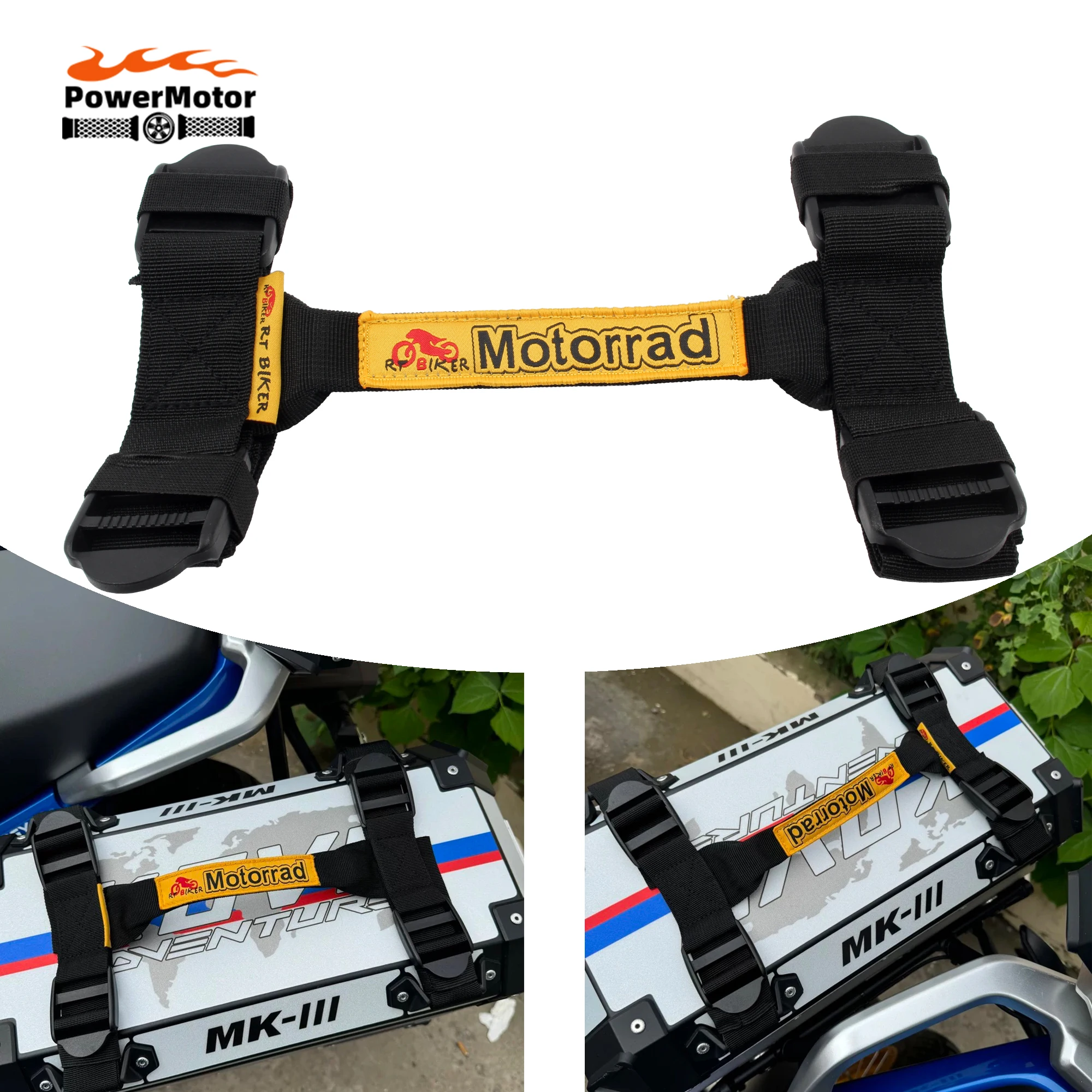 

Universal Motorbike Handle Rope Panniers Side Box Top Case Strap For BMW R1200GS Adv R1250GS F750GS F850GS For Benelli TRK502X