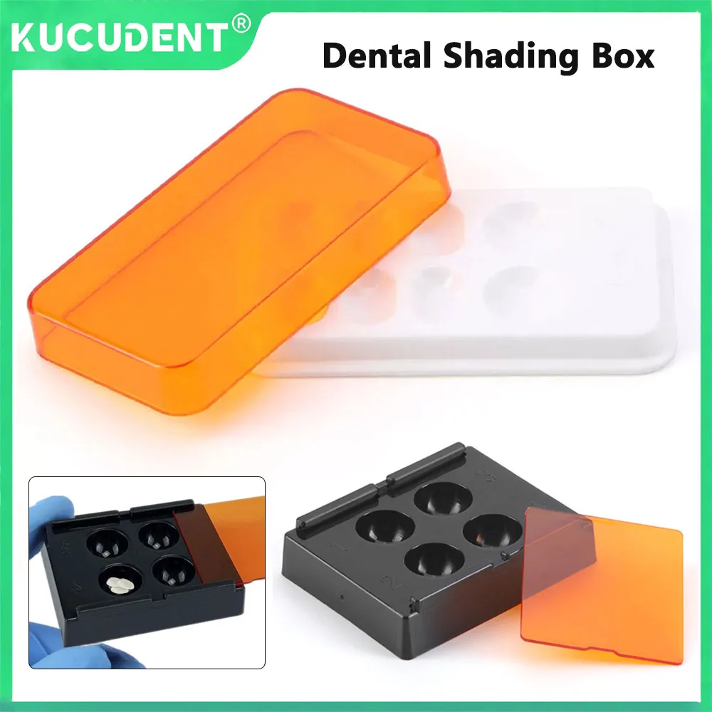 

4/8 отверстий, коробка для затенения зубных пластырей, коробка для хранения из композитной смолы, клейкая затенение, легкий органайзер для протезов, шпон, защитный чехол