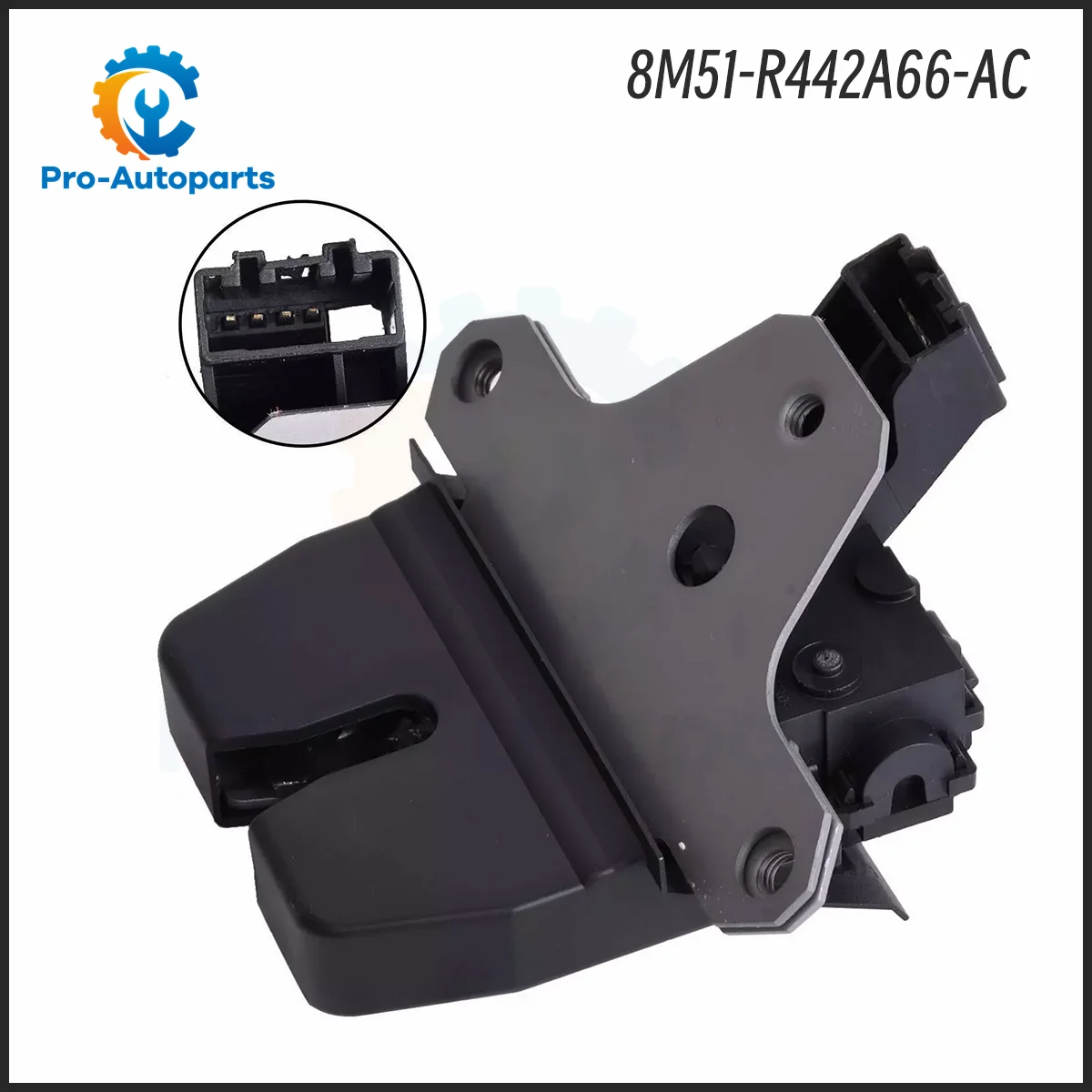 

8M51-R442A66-AC Rear Tailgate Trunk Lock Latch for Ford Focus C-MAX MK2 Kuga Mondeo MK4 - Replace 8M51R442A66AC 1570448 1681364