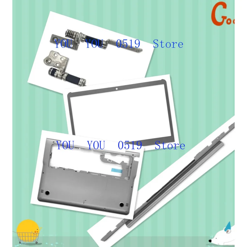 Novo caso para np530u3c np530u3b np535u3c np535u3b portátil escudo tela lcd caso superior/capa traseira/moldura dianteira/caixa inferior/dobradiças