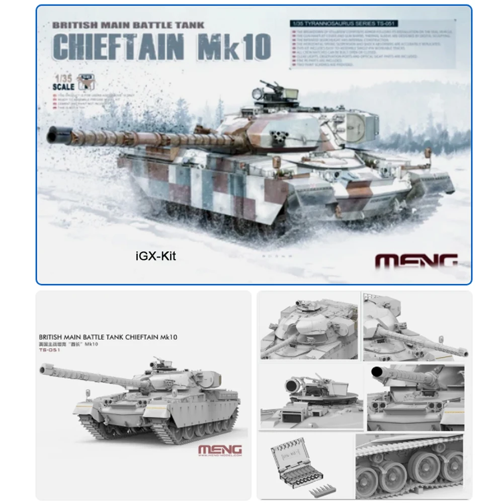meng-ts-051-1-35-scale-british-main-battle-tank-chieftain-mk-10-mbt-vehicle-plastic-assembly-model-building-kit