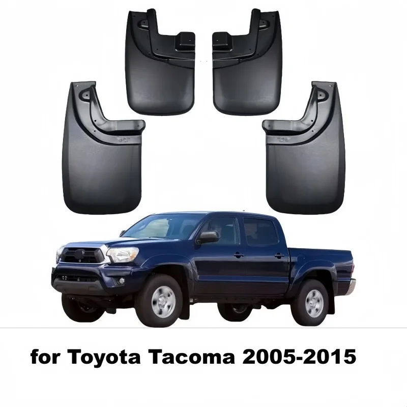 Mudguards for Toyota Tacoma 2005-2015 Front Rear Mud Flaps Mud Guards Splash Guards W/Fender