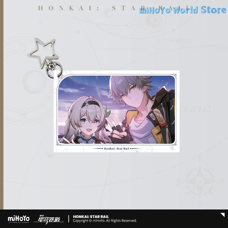 MiHoYo Official Original Honkai Star Rail Midsummer Firefly Appointment Series Acrylic Group Photo Card Doujin Birthday Gifts