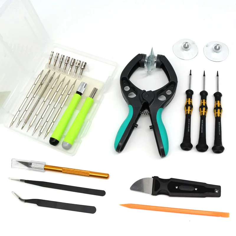 27 in 1 Multifunctional Screwdriver Set with Portable Tool Bag, Chrome Vanadium Steel Magnetic Repair Kit for Phone, Computer