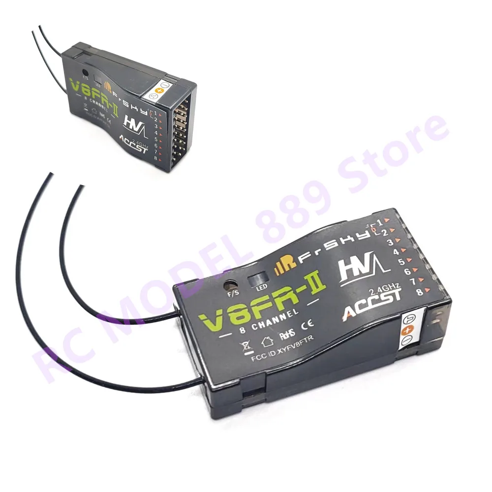 3km Range FrSky V8FR-II 2.4G 8CH Receiver HV Version Fr Sky ACCST RX for RC Multi Rotor FPV Drones