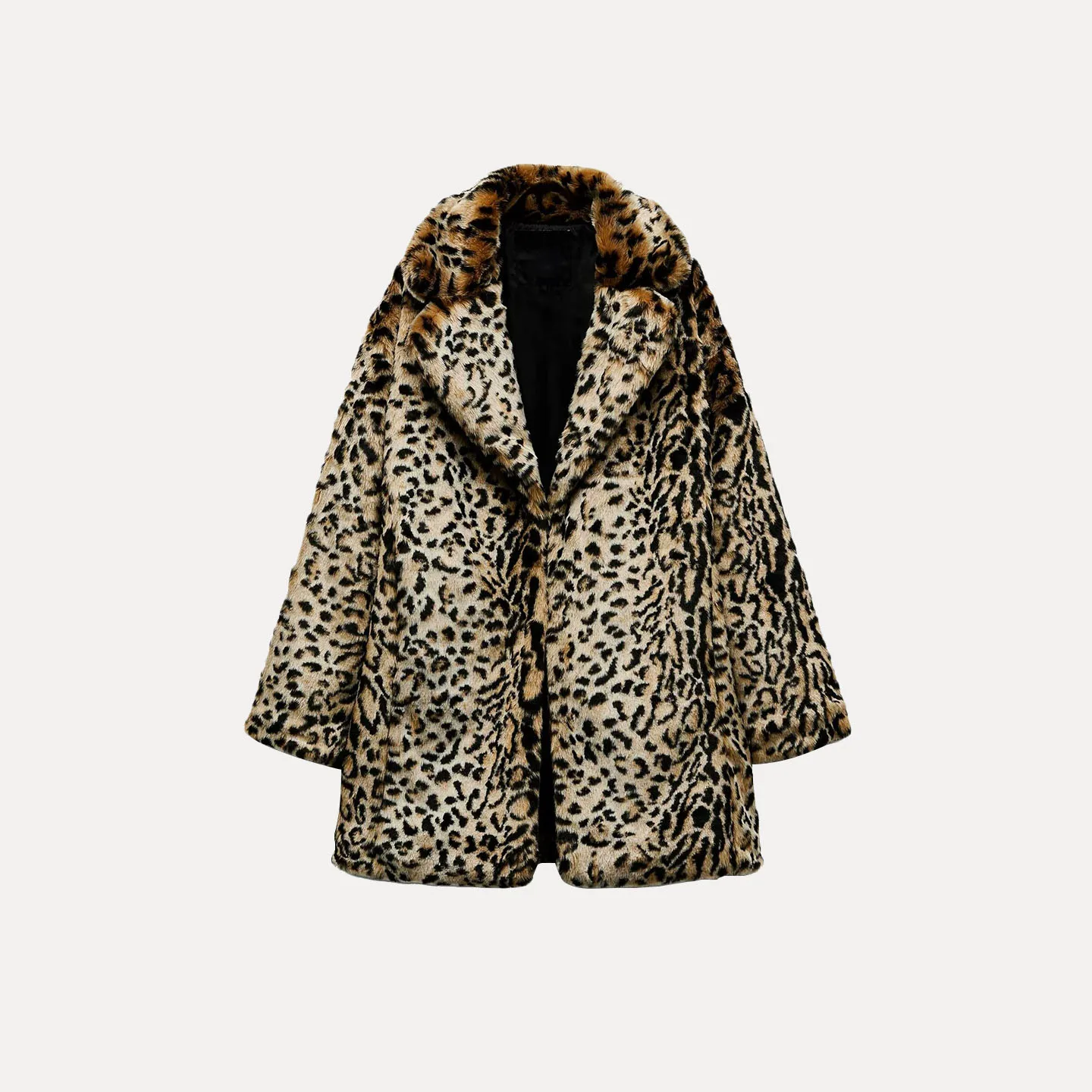 2025年秋 レディース レオパード柄風 フェイクファーコート ジャケット スタンドフィット ヨーロッパ風 スレZブランド ユースファッション