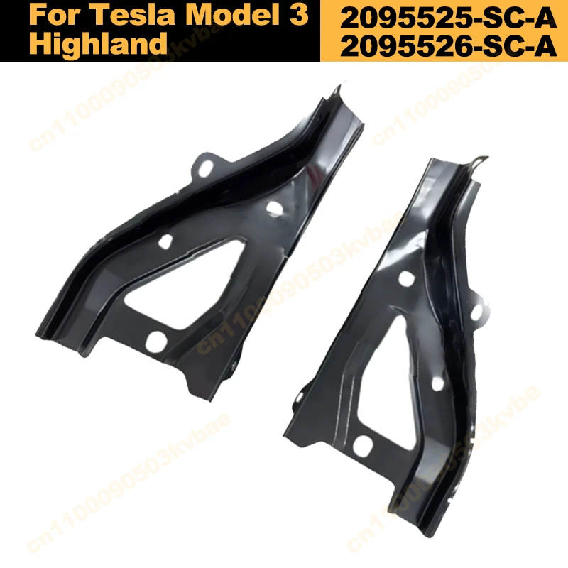 

Новая опорная пластина крыла для Tesla Model 3 Highland 2024 2025 2095525-SC-A 2095526-SC-A в сборе, автозапчасти, прямая замена