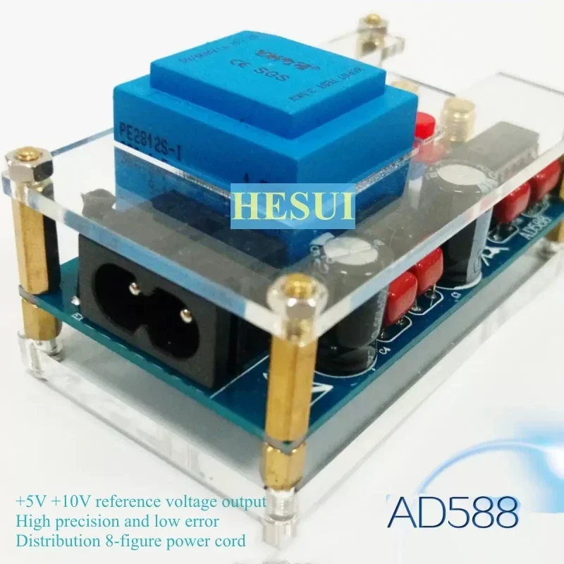 

Модуль источника опорного напряжения AD588 DAC +5В +10В для калибровки счетчиков энергии, мультиметров, электросчетчиков