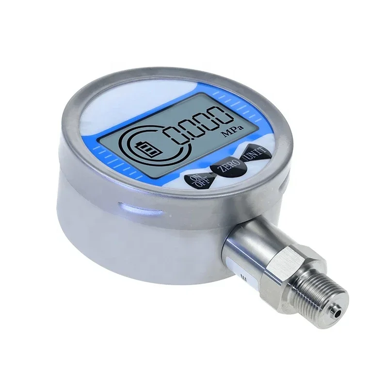 G1/4 Vacuum Pressure 600bar Hydraulic Digital  Manometer Meter Gas Air Water Fuel Oil Gauge