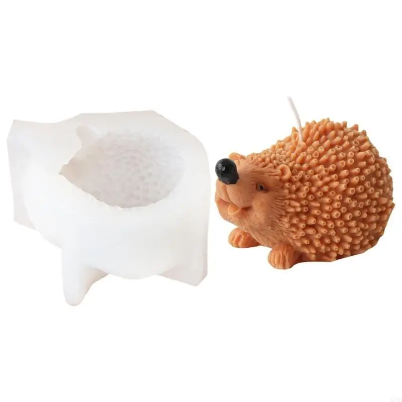  Unique Hedgehog Candlestand Mold in Silicone for Personalize Home Ornaments
