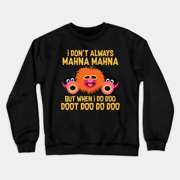 

Autumn and Winter Casual Mahna Mahna Statement Sweatshirt, Comfortable Pullover for Daily Wear with A Fun Vibe