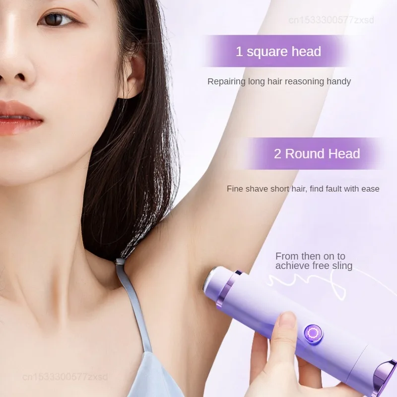 Xiaomi Double Headed Hair Removal Device Safe Comfortable Not Harmful Skin Washable Multifunction Electric Hair Scraper Portable