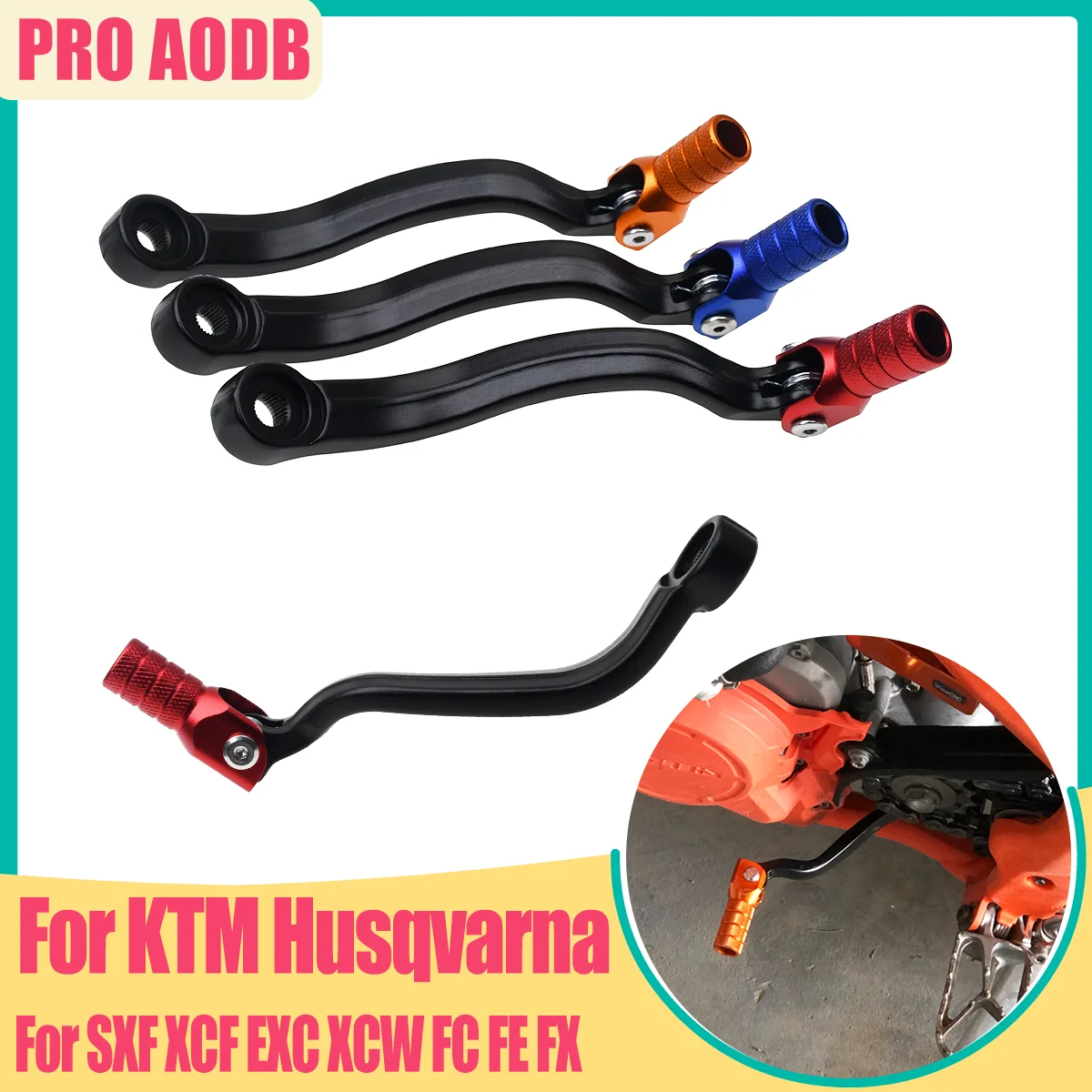 

For KTM SX 85 105 CNC Motocross Accessories Forged Gear Shift Lever For GASGAS ES SM 700 For Husqvarna TC85 ENDURO 701 SUPERMOTO