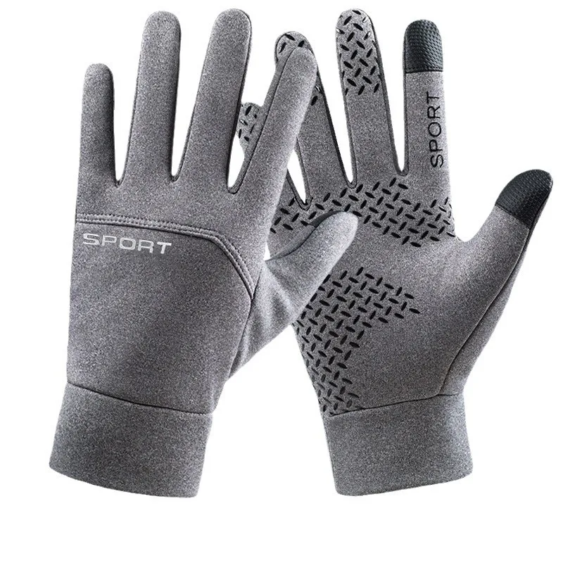 Winter Outdoor Sports Running Glove Warm Touch Screen Gym Fitness Full Finger Gloves For Men Women Knitted Magic Gloves