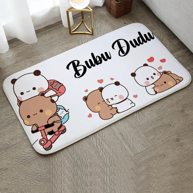 1Pc Bubu and Dudu Cute Cartoon Welcome Mat Entrance Doormat Balcony Bathroom Floor Mats Non-slip Rug Bedroom Carpet Home Decor