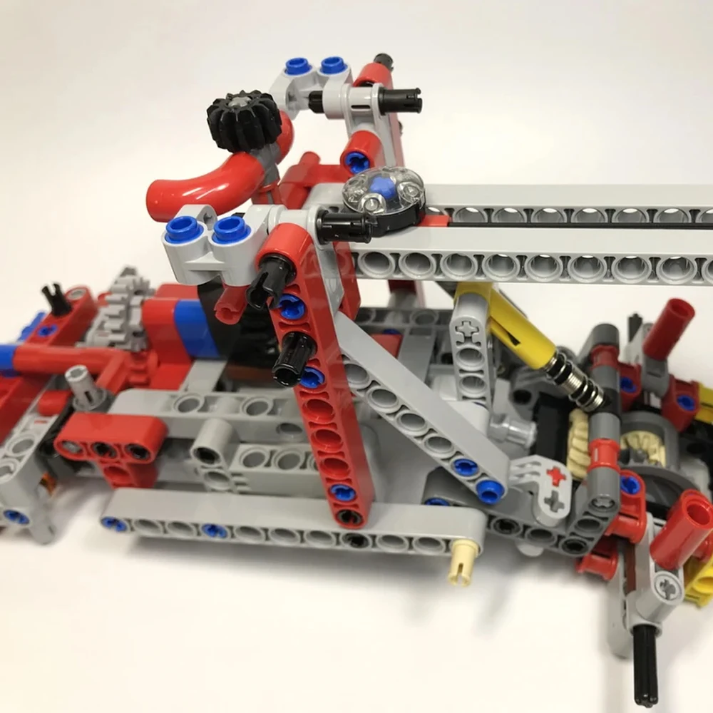 Technic-Juego de bloques de construcción de modelo de coche de primera respuesta, 513 Uds., crear adorables obras maestras arquitectónicas, regalos de decoración, 42075